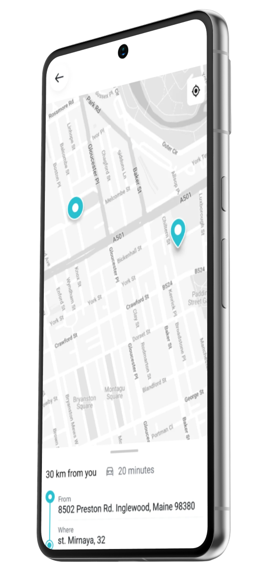 Ayak driver app and trip management