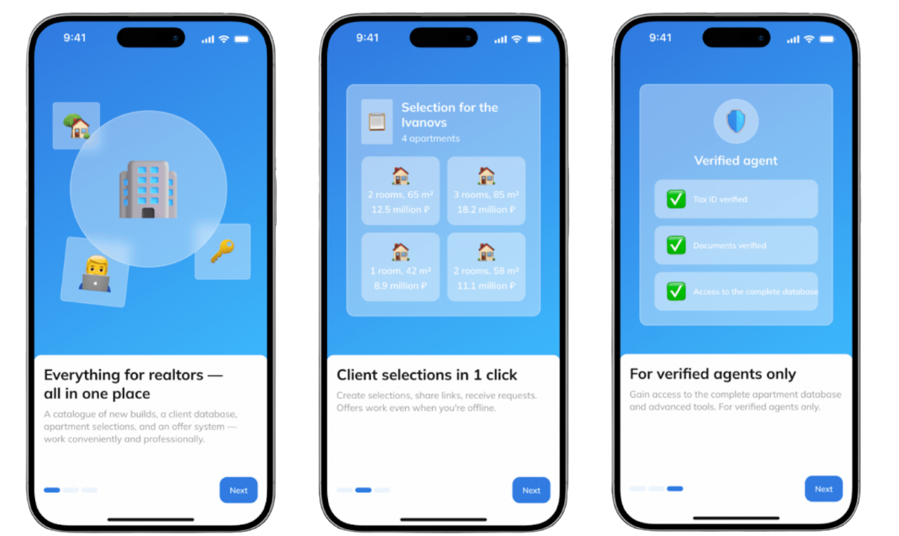Realtify property browsing experience